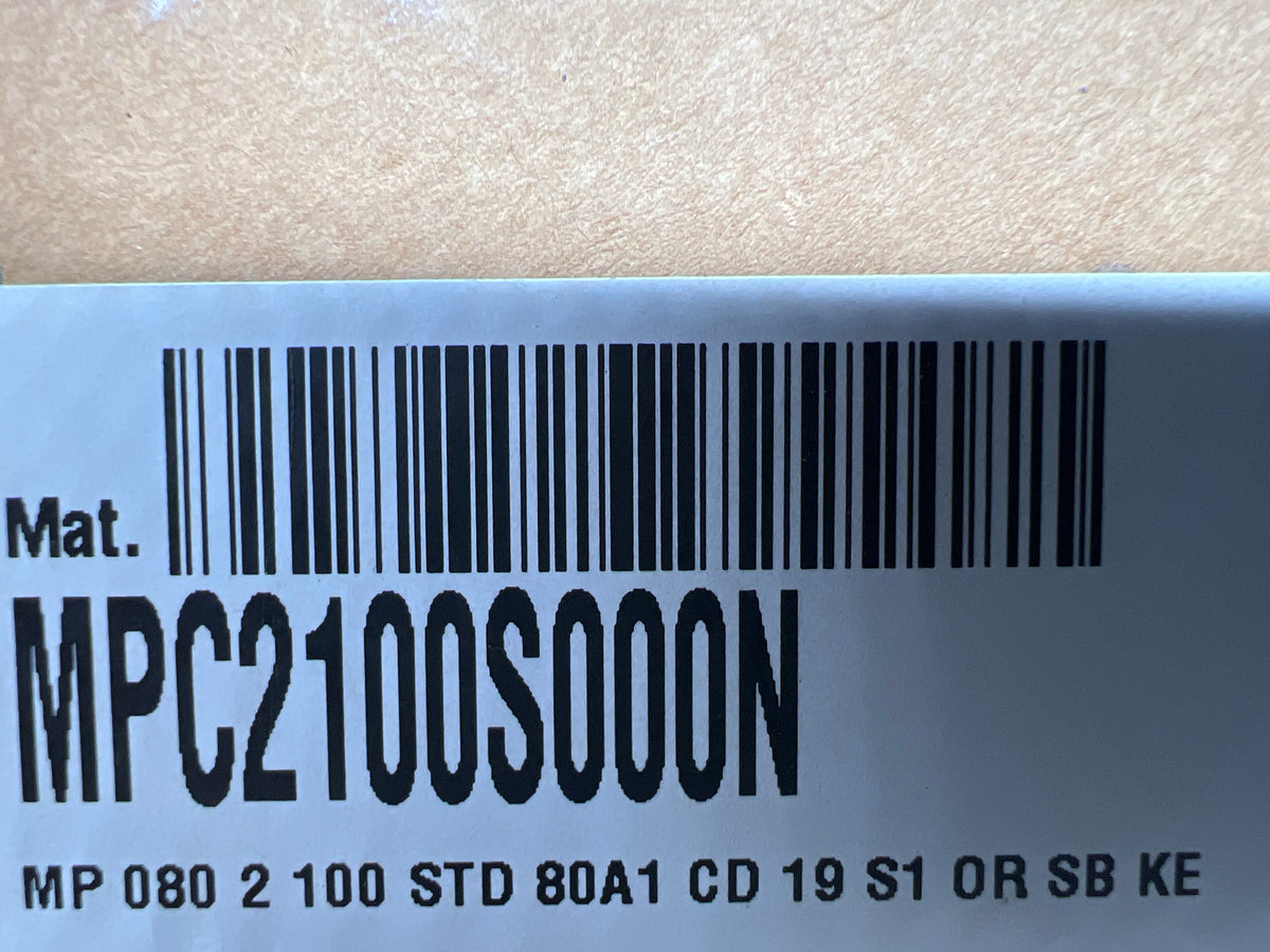 MP 080 2 100 STD 80A1 CD 19 S1 OR SB KE