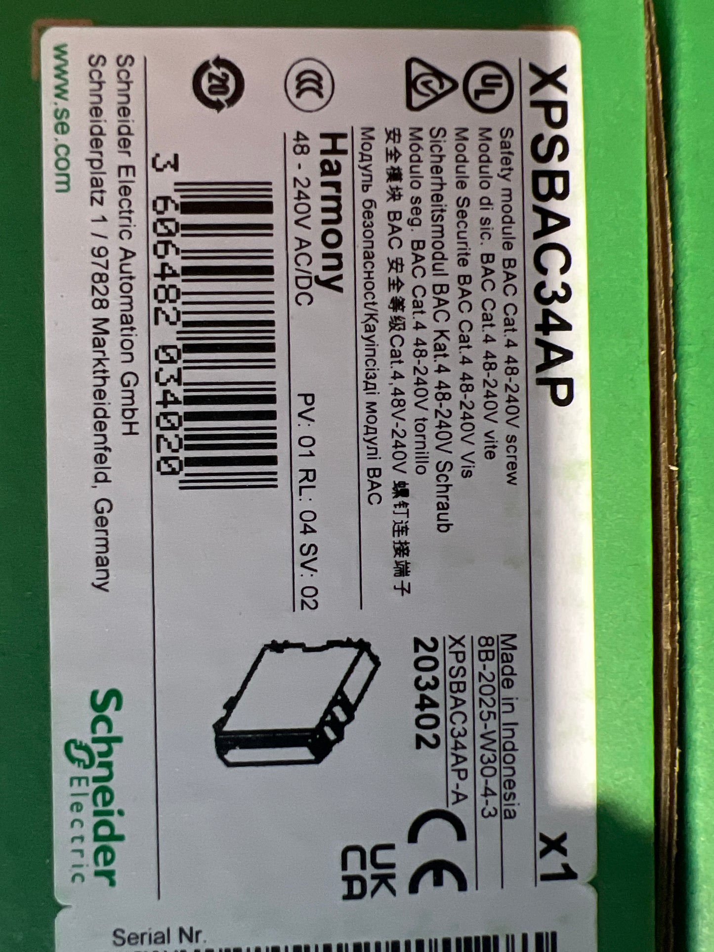 XPSBAC34AP
